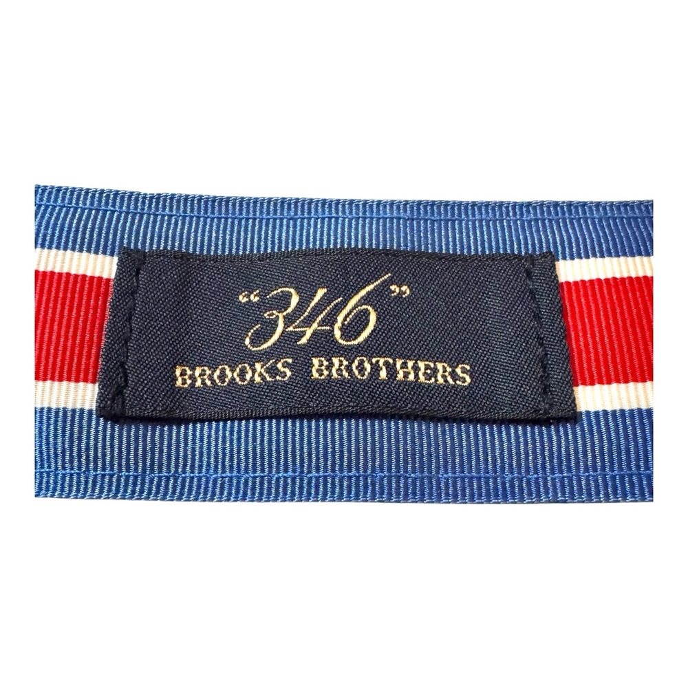 Brooks Brothers Classic Striped Ribbon Belt in Red, White and Blue, Menโs Small - Picture 4 of 8